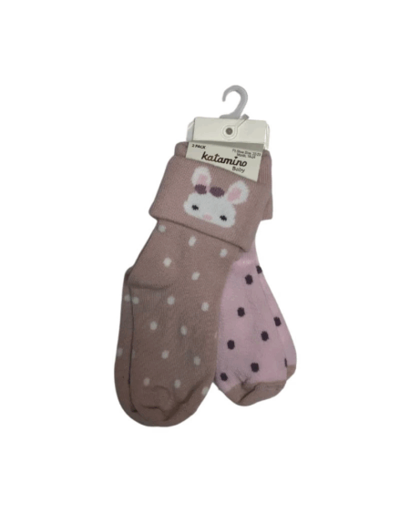 Çocuk Lintan 2'li Bebek Soket Çorap K46272 Asorti