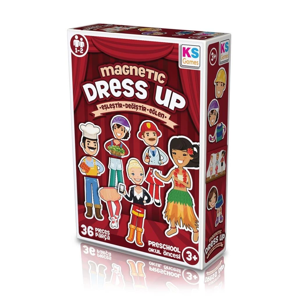 Çocuk MD174 KS, Magnetic Dress Up - Eşleştir・Değiştir・Eğlen / +3 yaş - Görsel 3