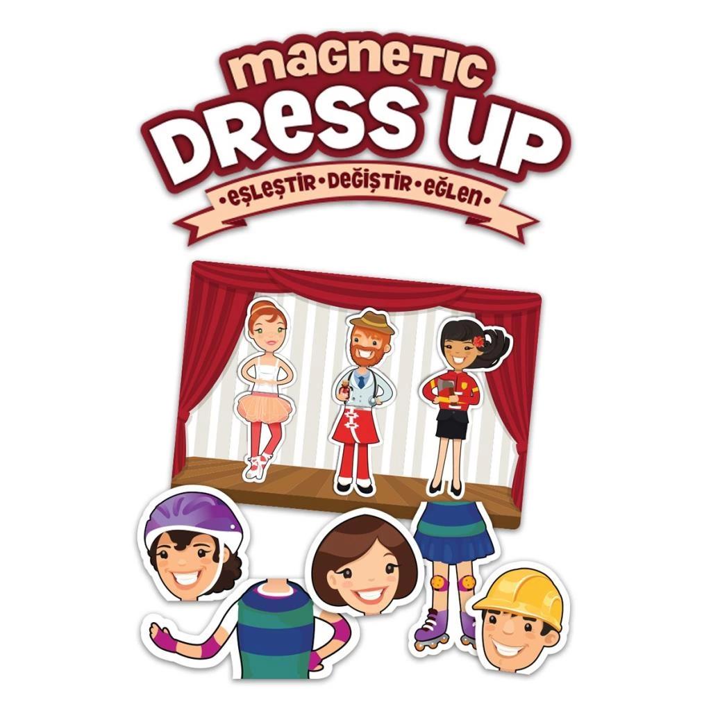Çocuk MD174 KS, Magnetic Dress Up - Eşleştir・Değiştir・Eğlen / +3 yaş - Görsel 4