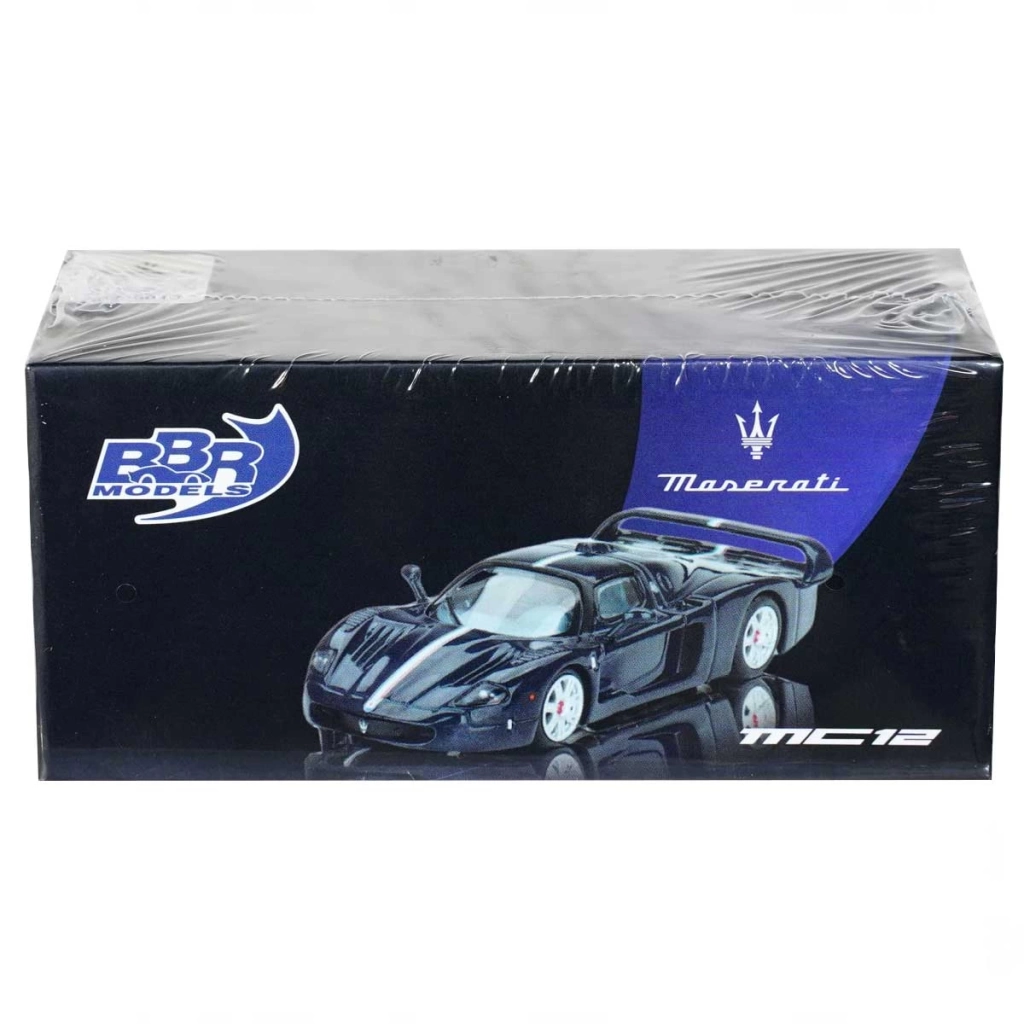 Çocuk Mini Gt 1/64 BBR Maserati MC12 Stradale Blue Metallic w/ Stripe - Görsel 4