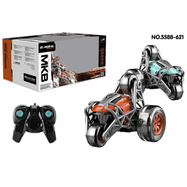 Çocuk MKB-5588-617 Kumandalı Şarjlı Four Wheeler  Stunt Car -Vardem - Görsel 5