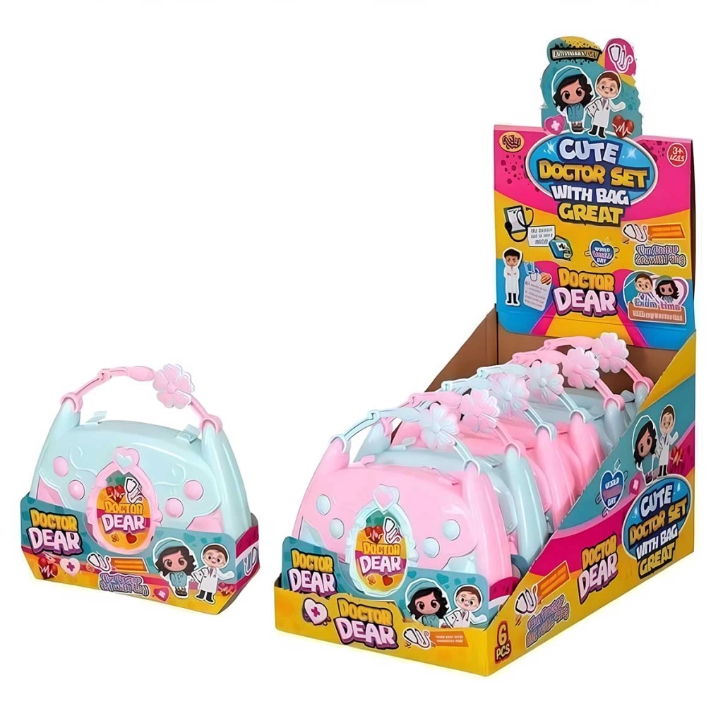Çocuk Oydaş Çantalı Doktor Seti 6'lı Stand 2622 - Görsel 3