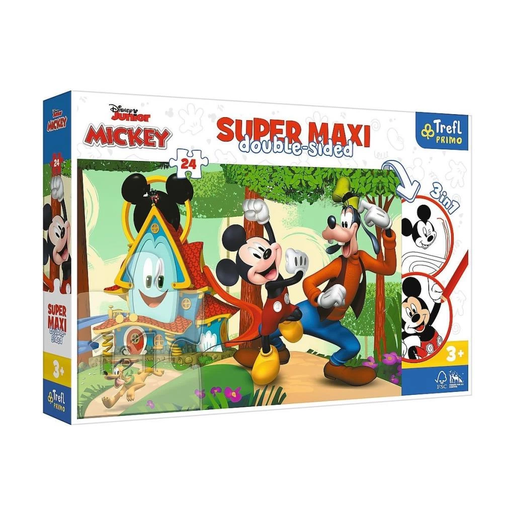 Çocuk PUZZLE-41012 Süper Maxi Mickey 24 Parça Çocuk Puzzle - Görsel 2