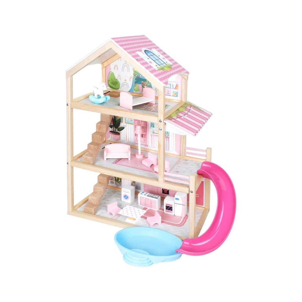 Çocuk T2010AhşapKaydıraklıEv3Katlı-OkutanHobi - Görsel 4