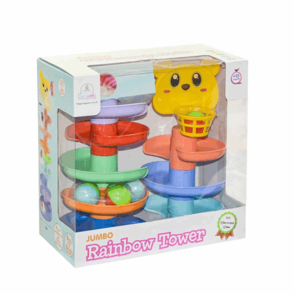 Çocuk URT021-001 Jumbo Gökkuşağı Kule -Birlik - Görsel 2