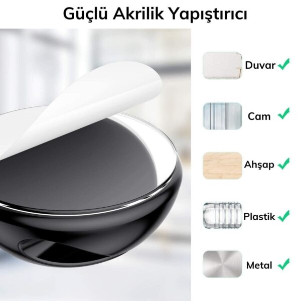 Çok Amaçlı Kablo Tutucu Akrilik Güçlü Yapışkanlı Organizer Düzenleyici 16 Parça Set Kolay Kullanımlı (K0) - Görsel 4