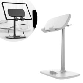 Çok Fonksiyonlu Tutucu Masaüstü Telefon Tutucu Ayarlanabilir Telefon Tablet Tutucu Telefon Standı (K0)