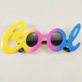 Cool Yazılı Rengarenk Parti Gözlüğü 21x8 cm (K0)