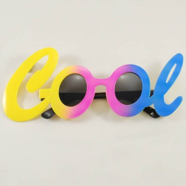 Cool Yazılı Rengarenk Parti Gözlüğü 21x8 cm (K0)