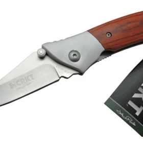 Cr 0035 Rd Kamp Çakı 18 Cm - Metal Ampamp Gül Ağacı Saplı, Kılıflı, Kutulu