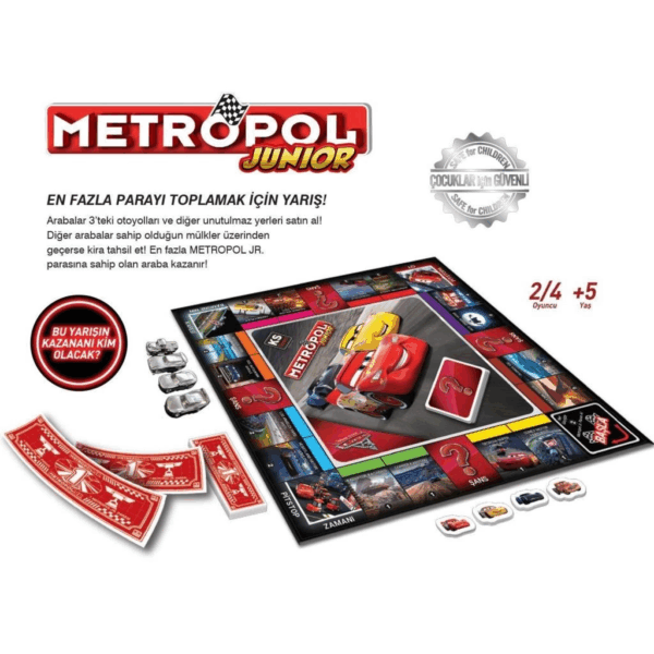 CR 10303 Cars Metropol Junior Oyunu -KS Games - Görsel 2