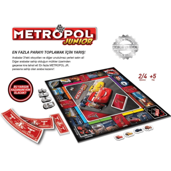 CR 10303 Cars Metropol Junior Oyunu -KS Games - Görsel 4