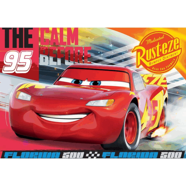 Çocuk CR709 Cars 50 Parça Çocuk Puzzle -KS Puzzle - Görsel 2
