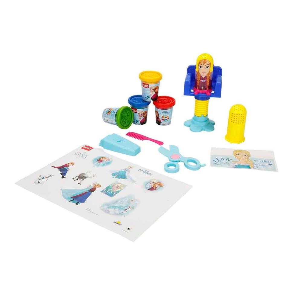 Çocuk Crafy Frozen Sihirli Salon Oyun Hamur Seti 200 g 15 Parça