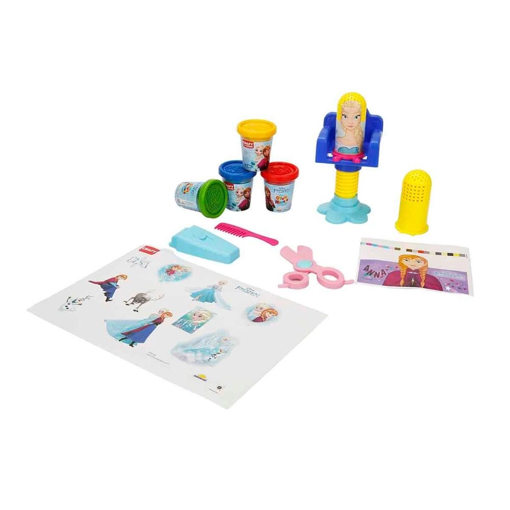 Çocuk Crafy Frozen Sihirli Salon Oyun Hamur Seti 200 g 15 Parça - Görsel 2