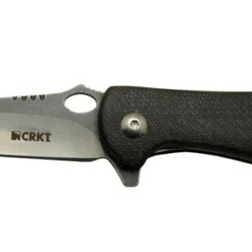 Crkt Lotus 1265 Bk Siyah Kamp / Outdoor Çakı 18cm - Yarı Otomatik, Kemerlikli, Kutulu