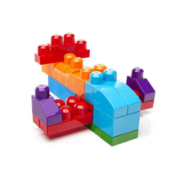 CYP67 MEGA BLOKS® 60 parçalı Blok Torbaları 2 asorti - Mavi - Pembe +1 yaş - Görsel 2