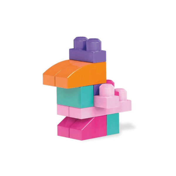 CYP67 MEGA BLOKS® 60 parçalı Blok Torbaları 2 asorti - Mavi - Pembe +1 yaş - Görsel 5