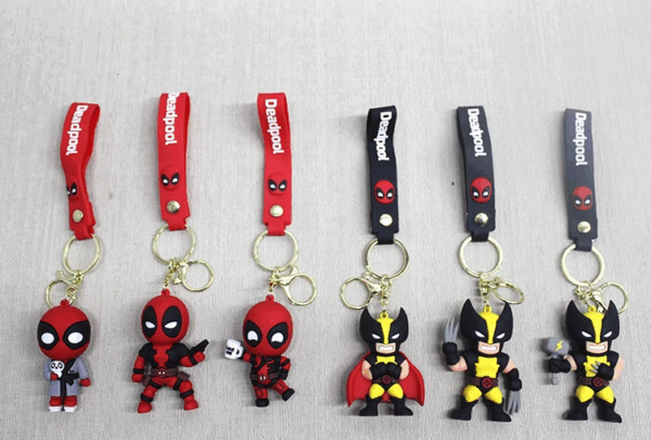 Deadpool Volverine Silikon Anahtarlık Alk4270