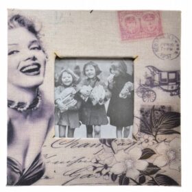Decotown Marilyn Monroe Tasarım Ahşap Resim Fotoğraf Çerçevesi (K0)