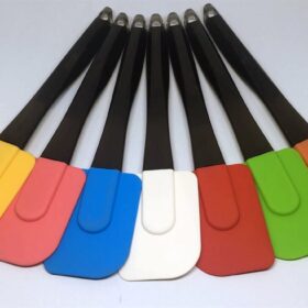 Dekoratif Renkli Silikon Spatula Pratik Sevimli Spatula Kaşık (K0)