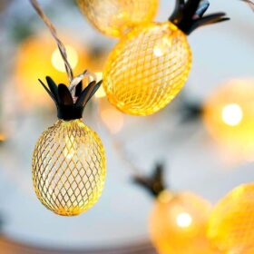Dekoratif Pilli Pineapple Ananas Pilli Şerit Led Işık (1 Metre) (K0)