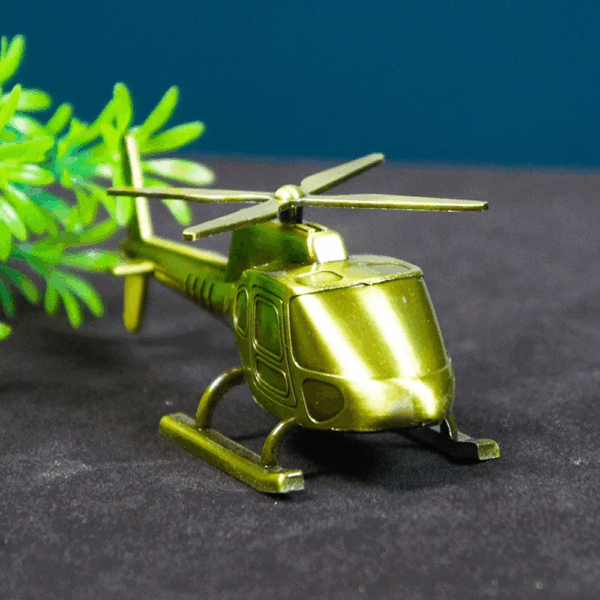Dekoratif Metal Helikopter - Görsel 3