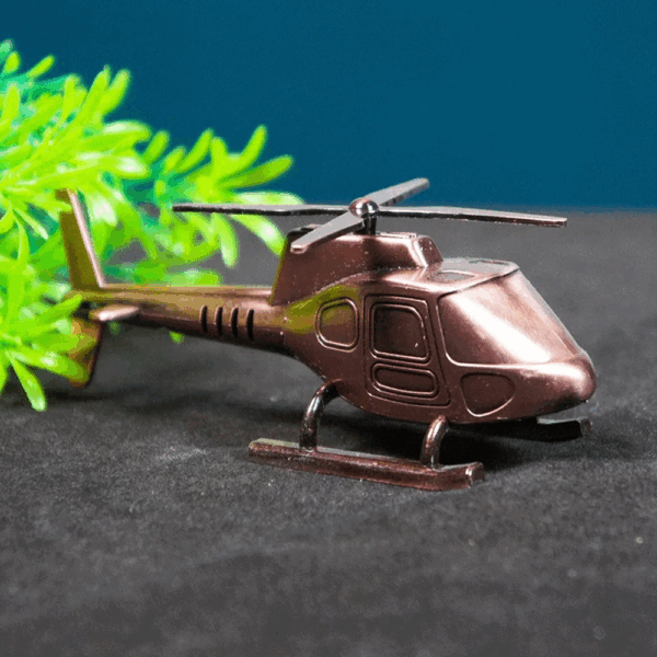 Dekoratif Metal Helikopter - Görsel 4