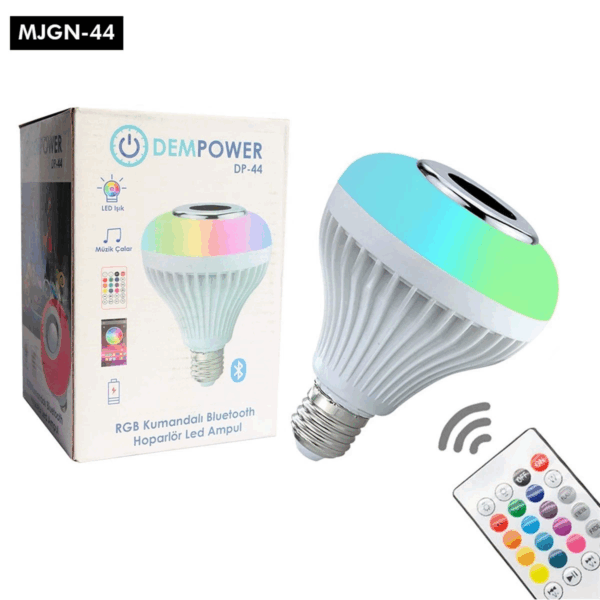 Dempower Rgb Kumandalı Bluetooth Ampül - Görsel 2