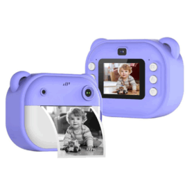 Dijital Video Kayıt Fotoğraf Çocuk Kamerası Anlık Termal Resim Kağıt Baskılı