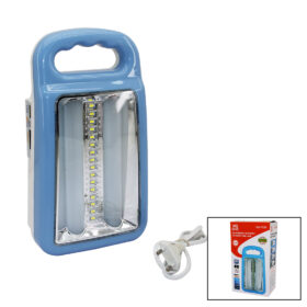DİKEY MODEL EL FENERİ LAMBA 2 PARÇA  TÜP LED - 48SMD FİŞ ŞARJLI - POWERBANK - SOLAR GİRİŞ SOKETLİ (K0)