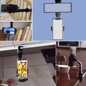 Dikiz Aynasına Takılabilen Eklemli Telefon Tutucu Aparat (K0)