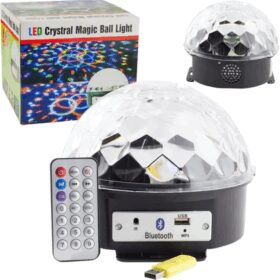 Disko Topu Bluetooth Kumandalı Led Kristal (K0)