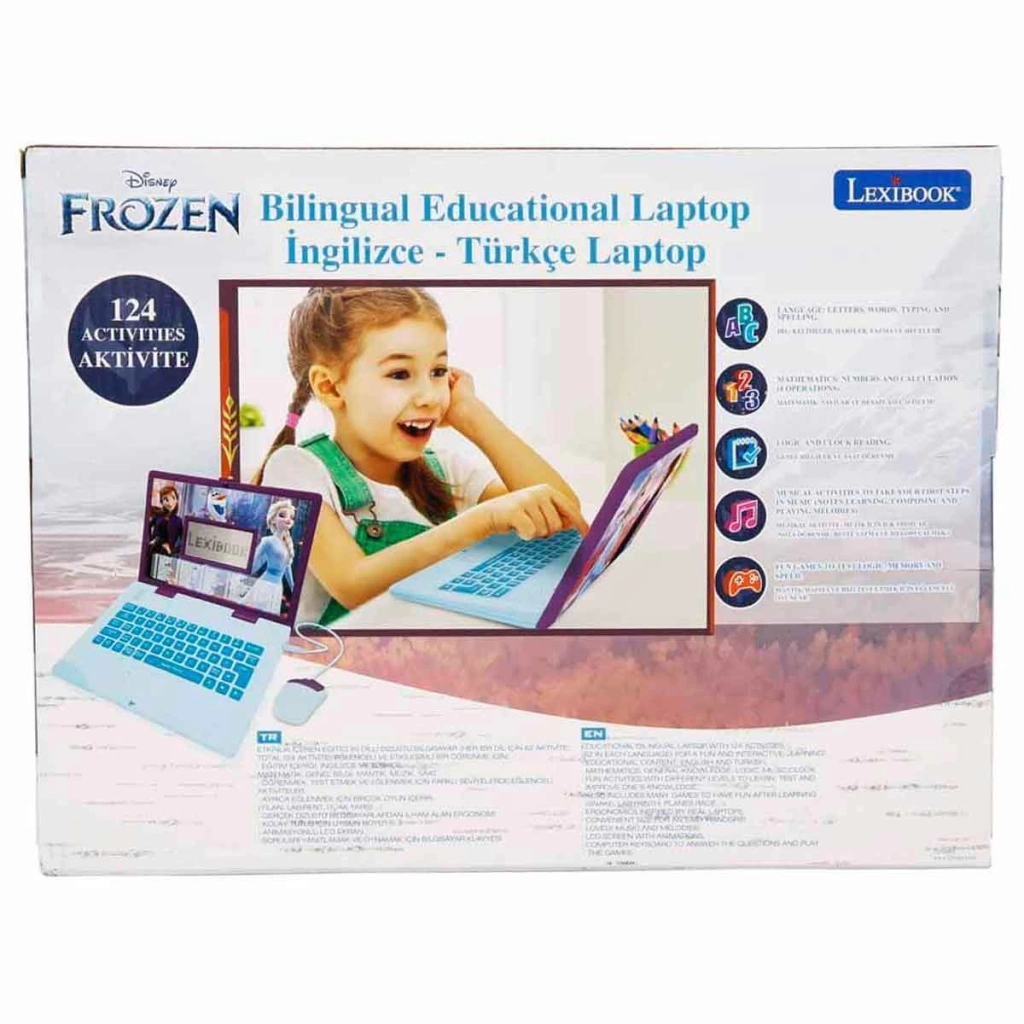 Çocuk Disney Frozen İngilizce Türkçe Laptop - Görsel 3