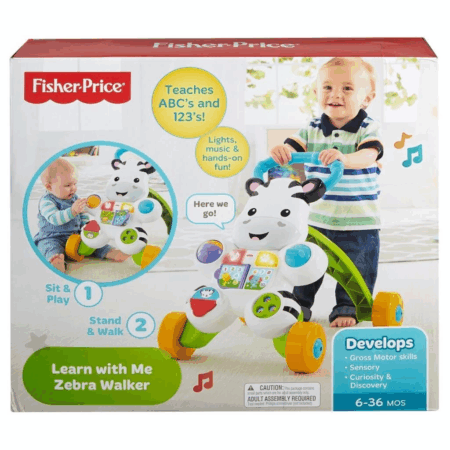 Çocuk DLD80 Fisher-Price® Melodili Zebra Yürüteç