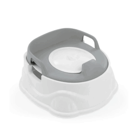 Dolu 3in1 Lazımlık Adaptör Basamak Gri