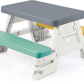 Dolu Üniseks Çocuk Piknik Masası Çok renkli