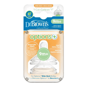 Dr Brown's Geniş Ağız Y Kesim 2Li Silikon Biberon Emziği