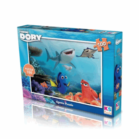 Çocuk DR714 Finding Dory 100 Parça Puzzle -KS Puzzle