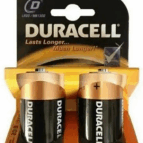 DURACELL LR20 D BÜYÜK  PİL 2Lİ KART (K0)