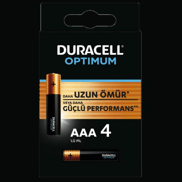 DURACELL OPTIMUM AAA İNCE PİL 4LÜ (K0)