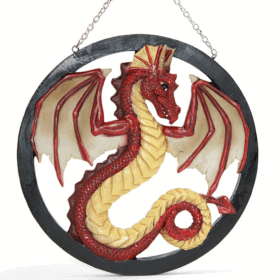 Duvara Asmalı Polyester Dragon Pano Alk2345