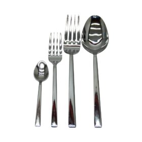 DÜZ - 24  PARÇA METAL KAŞIK ÇATAL SET (K0)