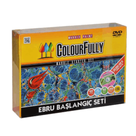 Çocuk Ebru Sanatı Başlangıç Seti Eğitici Dvd'li