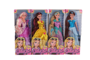 Eğitici Çocuk 115516-17 29CM RENKLI MANKEN BEBEK+ KUTU