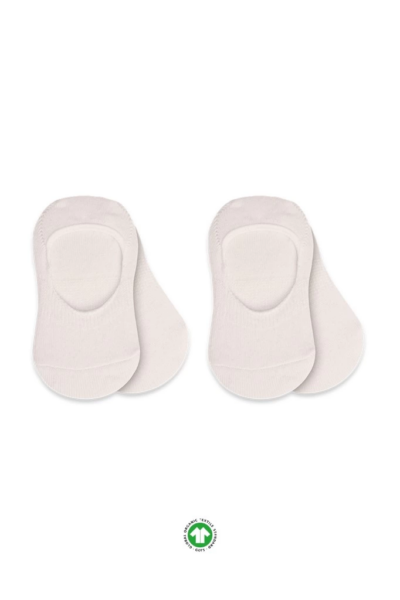 Eğitici Oyuncak Bistyle 2'Li Penye Babet Silikonlu Basic Çorap 30104 Ekru Ekru