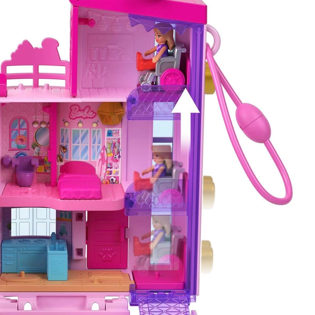 Eğitici Oyuncak HWP11 Polly Pocket Bebeknin Evi Temalı Mikro Oyun Seti - Görsel 3