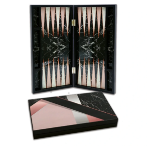 Elegance Glossy Noir Marble Tavla