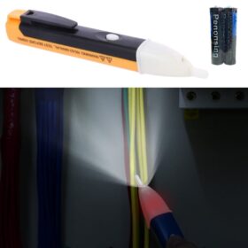 Elektrik Kaçak Dijital Kontrol Kalemi Cihazı -Dedektörlü Temassız Işıklı Kablo Voltaj Test (K0)