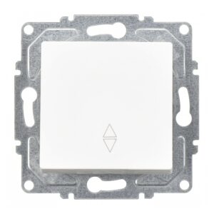 Günsan Eqona Beyaz Vidalı Vavien Anahtar - 10AX 250V